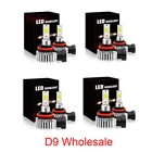 Elglux H4 H7 светодиодный Mini Turbo Lampada Автомобильные фары 4300K 6000K 8000K Luces светодиодный для авто H11 H8 9005 9006 HB3 HB4 противотуманные светильник ры