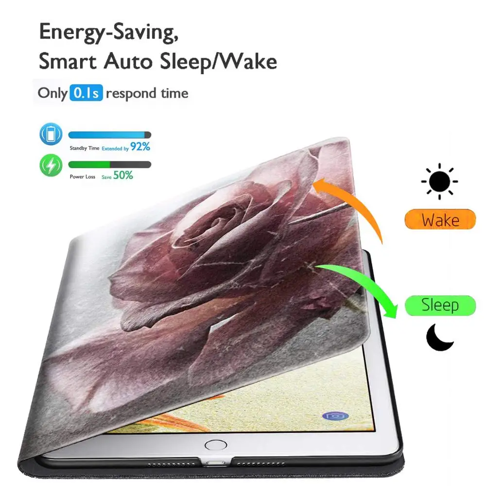 Apple 9 7 &quot2018/2017 ipad 6th/5th Gen Air 2 Чехол регулируемая подставка Folio смарт чехол с