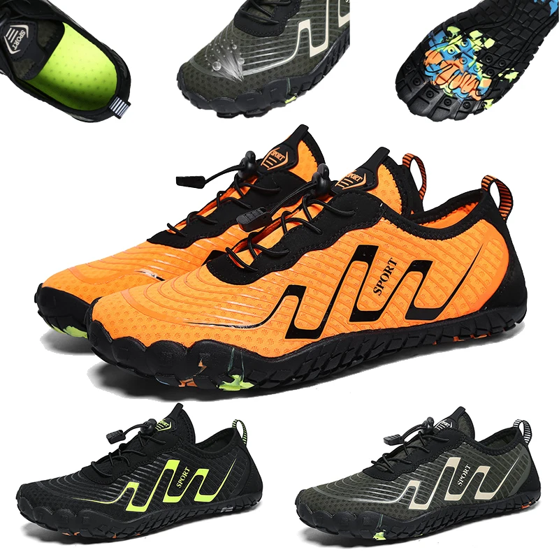 

The Latest Fashion Unisex Wading Shoes Breathable Lightweight Men's Water Sports Shoes Quick-drying Women's Swimming Shoes