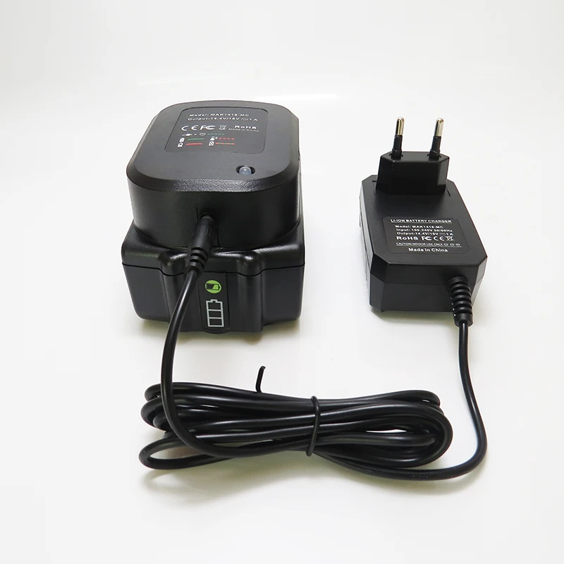 

New 14.4V 18V Battery Charger for Makita BL1415 BL1815 BL1830 BL1850 Replacement Lithium Battery Charger with EU Plug hotsell
