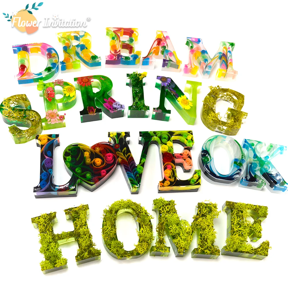 Сделай сам с надписью LOVE алфавит для торта эпоксидная смола форма силиконовые