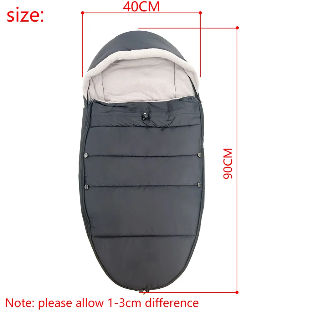 Зимний спальный мешок ветрозащитный чехол для коляски теплые спальные мешки ног