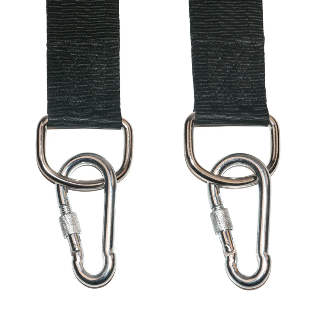 

Swing Hanging Strap Durable Outdoor Garden Camping With Carabiner Patio 5FT Ultra Strong Kids Tree Hammock Accessories