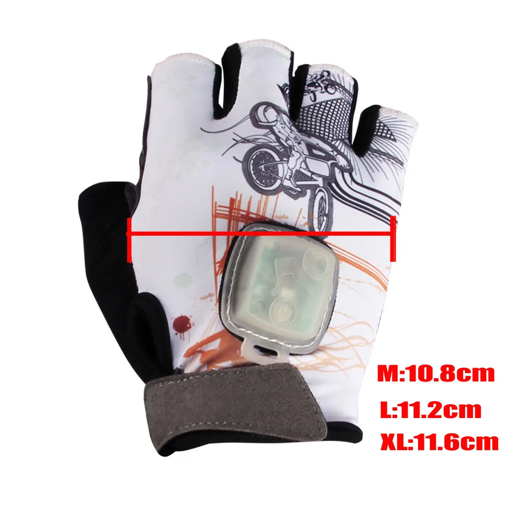 Портативные велосипедные перчатки со светодиодной подсветкой сигнал поворота