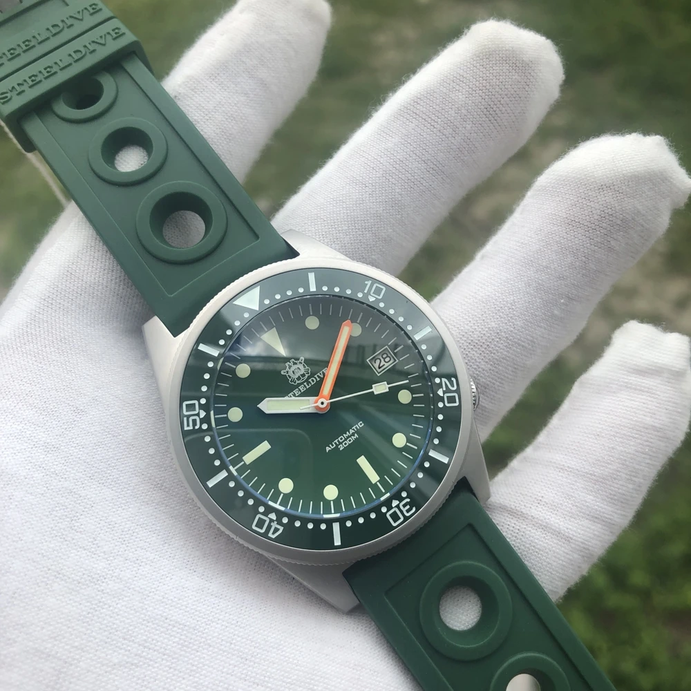 Профессиональный открытый подводного погружения Для мужчин часы нержавеющая 200