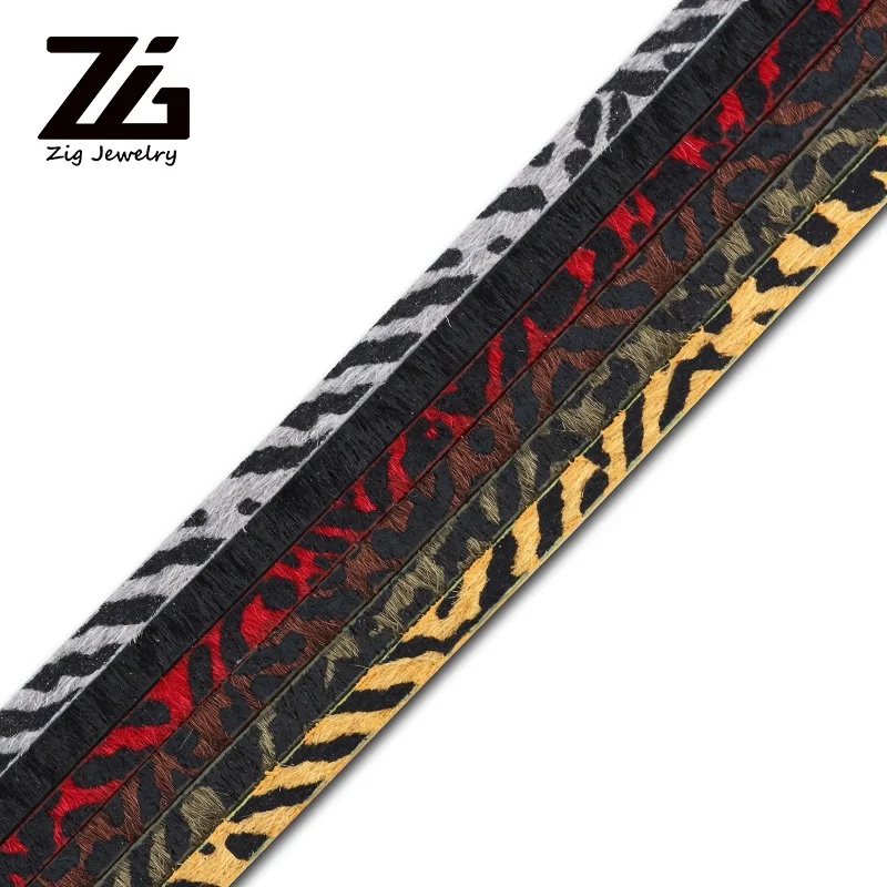 

ZG 5 Mm Horse Hair Leather Rope Diy Jewelry Making Accessories Bracelet Necklace Handmade Fine Leather Rope