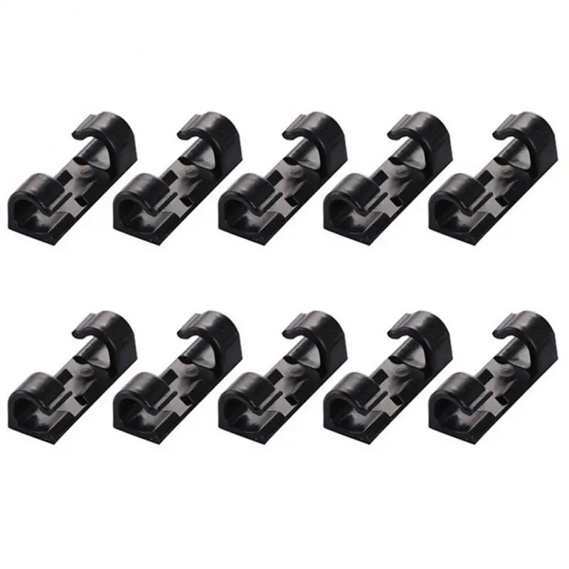 Самоклеящиеся зажимы для кабелей 20 шт. органайзер держатель проводов шнуры