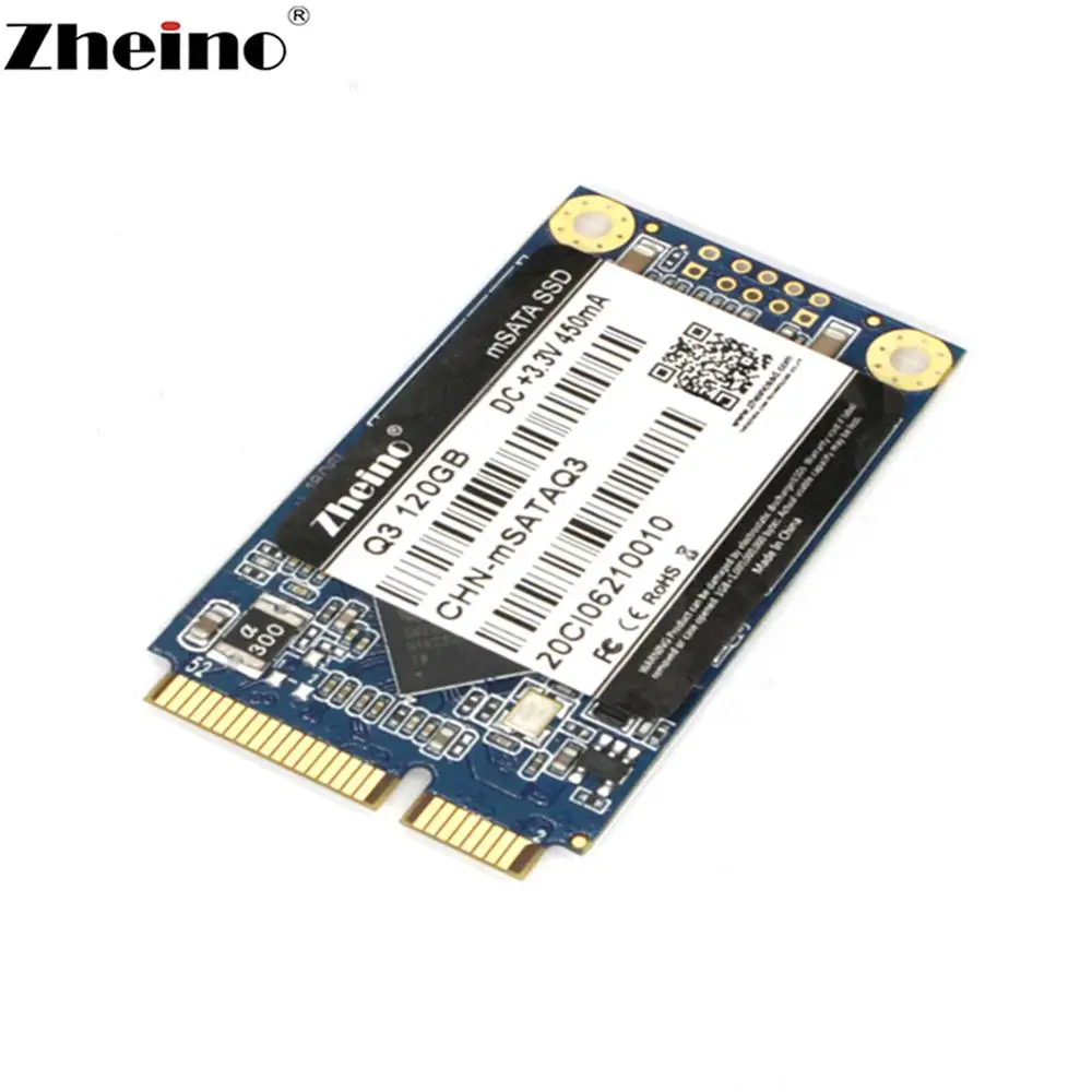 Zheino mSATA SSD 120 ГБ Q3 6 Внутренний твердотельный накопитель для ноутбука мини-ПК
