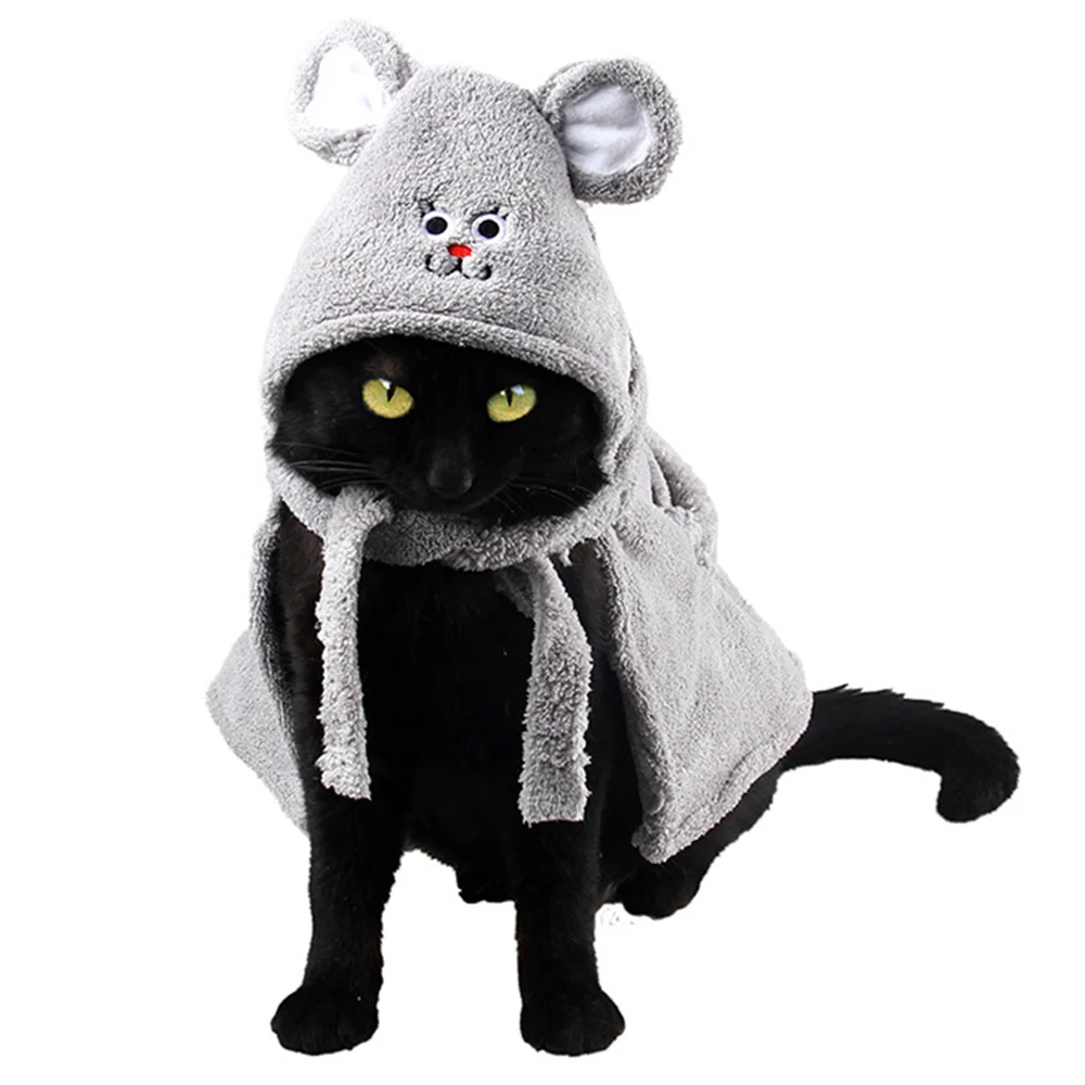 Microfiber Pet Bath Towel Quick Absorbent For Cat Rabbit Bathrobe Hamster Pajamas Dog Grooming Supplies |