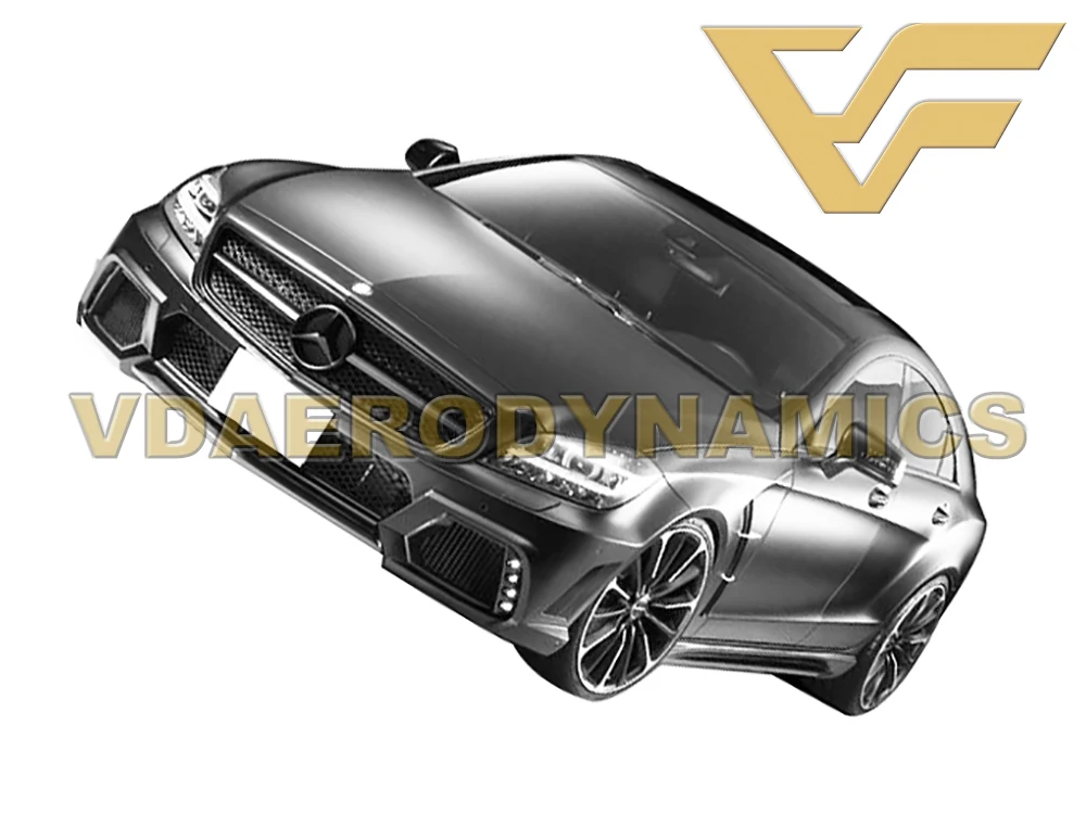 Полный комплект для переднего и заднего бампера боковая юбка подходит 04 10 Benz w222