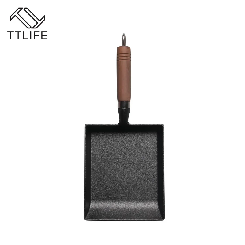 TTLIFE утолщенной японский сковородка для омлета/сковорода яиц с антипригарным