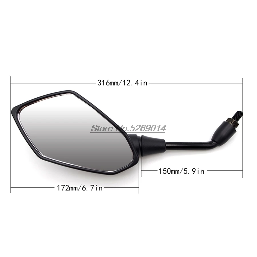 

Original Motorcycle Mirrors Side mirror with waterproof cover for Motorcycle Cb650F Bmw Moto Bmw F650Gs Davidson