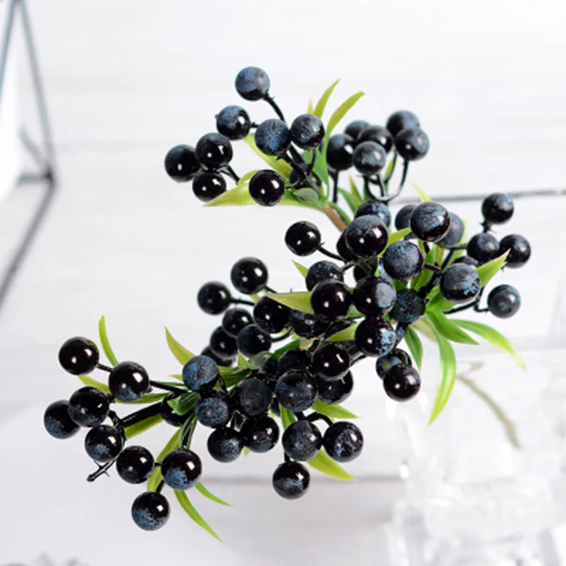 Горячая продажа плюща красная ягода ягоды куст букет Рождество лоза Холли