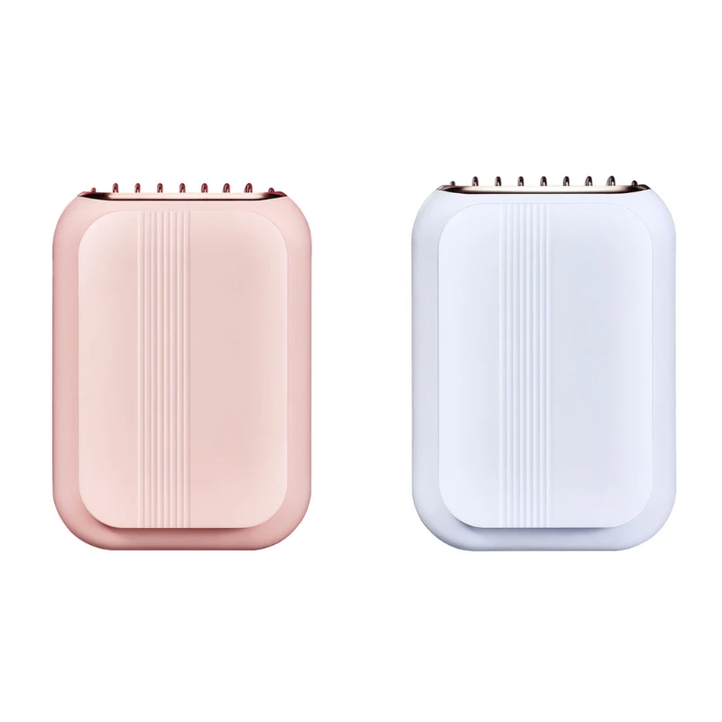 

Portable Hanging Neck Fan USB Rechargeable 3 Speed Adjustable Air Cooler Handheld Personal Cooling for Travel Sports Office J6PE