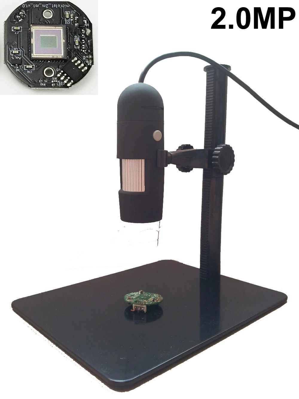2.0MP big stand USB цифровой микроскоп поддержка мобильного телефона и ПК - Цвет: 2.0MP big stand