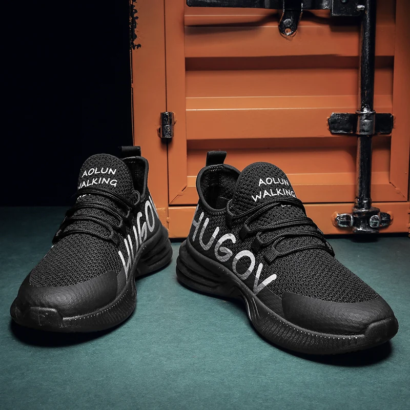 Кроссовки для бега мужские кожаные кроссовки дышащая Легкая сетчатая обувь дома