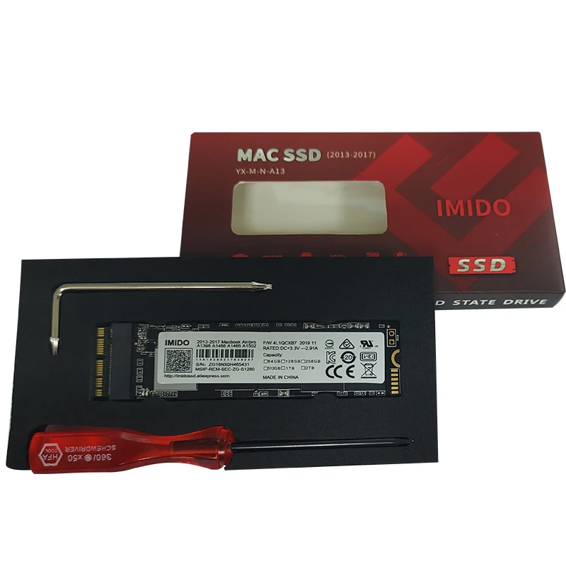 Новый твердотельный накопитель 512 ГБ SSD для 2014 2015 2017 Macbook Air A1465 A1466 Pro Retina A1502 A1398 1 ТБ