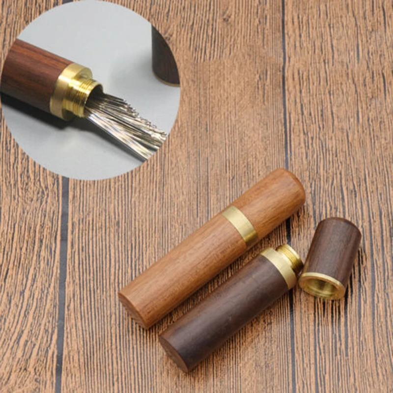 Tool Sewing Case Craft Holder Stylish Needles Stitching Housing Wood+Brass Container Hand DIY | Дом и сад