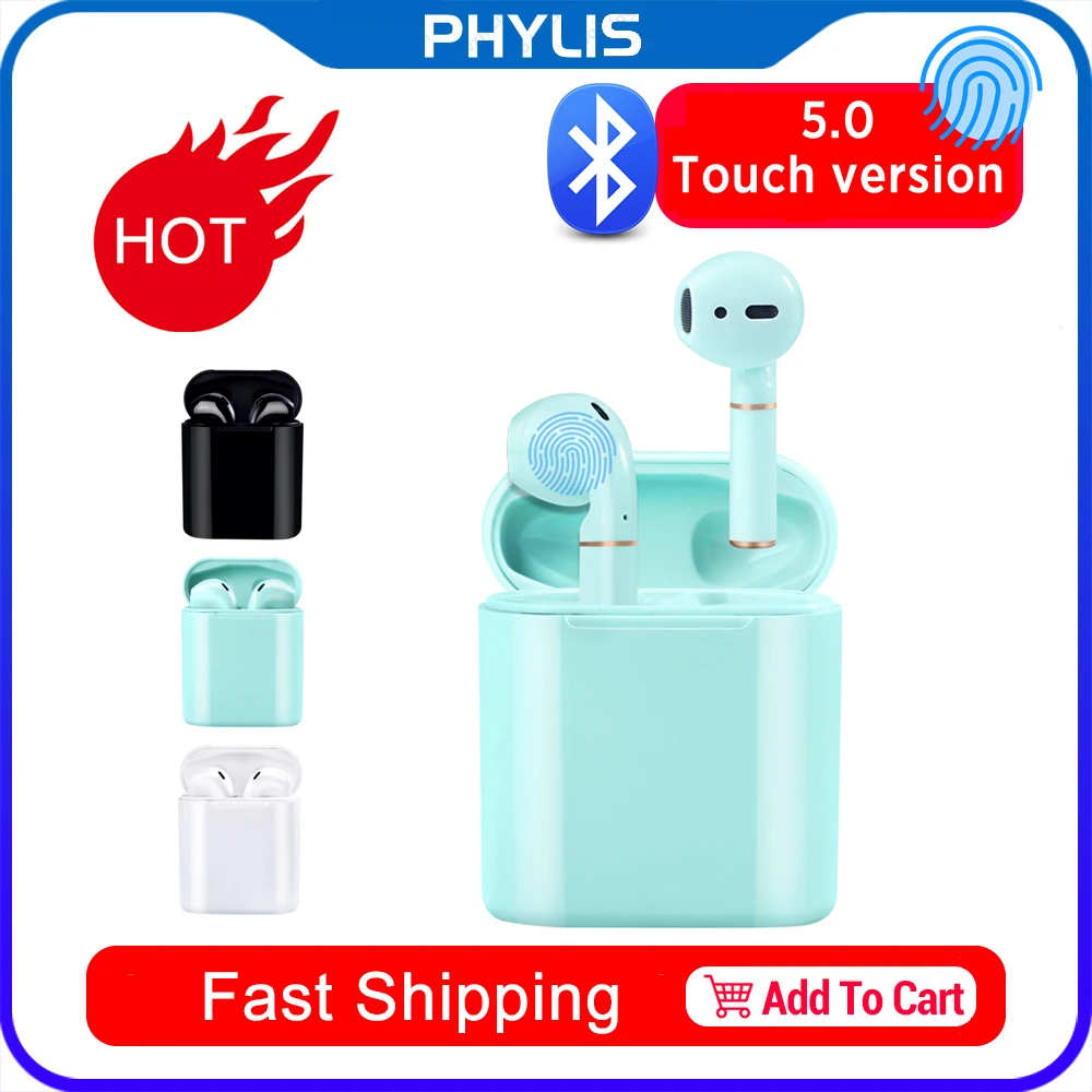 TWS Bluetooth наушники с сенсорным управлением беспроводные свободные руки Спортивная