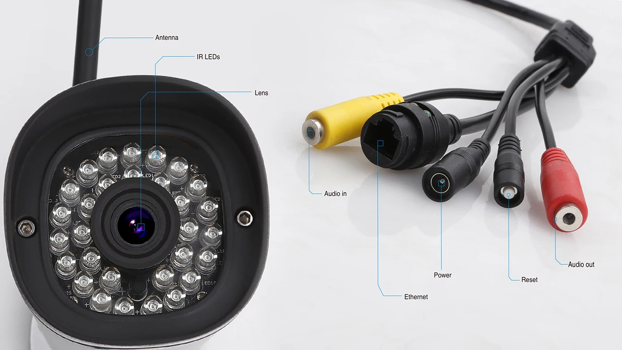 Foscam FI9900P HD 1080P наружная WiFi камера безопасности Всепогодная IP66 пуля 2.0мп IP Беспроводная камера наблюдения наружная IP камера