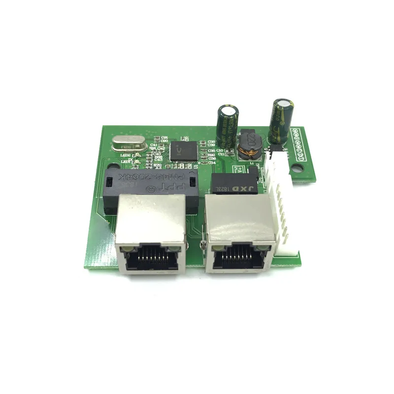 OEM завод прямой Мини Быстрый 10/100 Мбит/с 2 порта ethernet сетевой lan переключатель