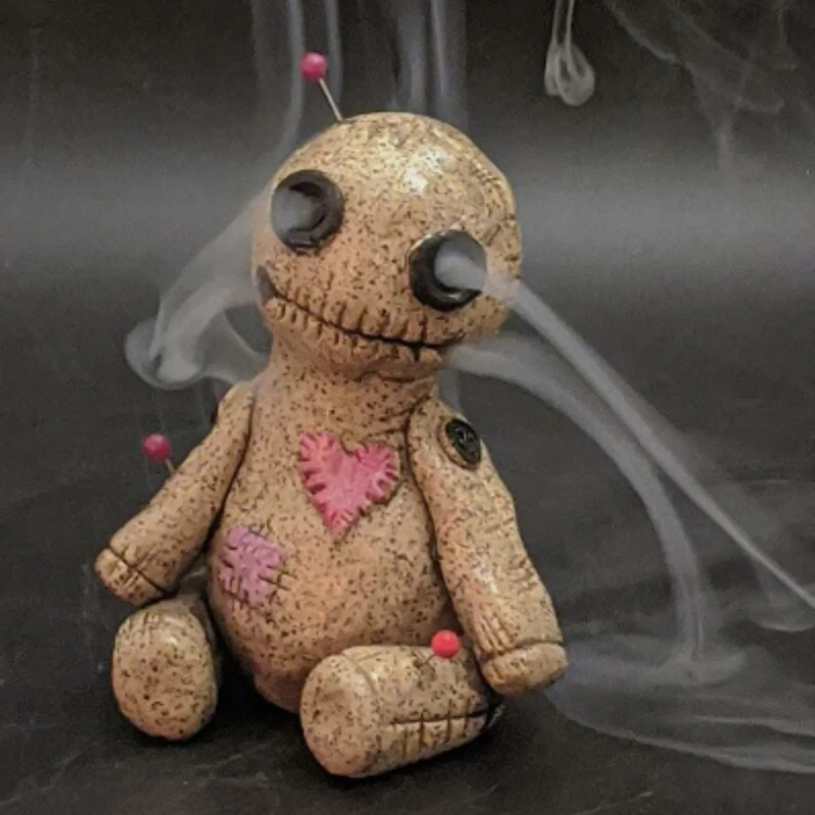 Кукла Voodoo горелка для благовоний настольное украшение из смолы украшения ручной