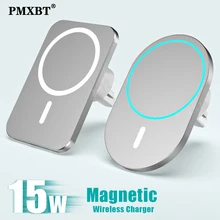 15W Mag Vehicle Wireless Charger Magnetic Car Phone Holder For iphone 12 Mini/12 Pro Max/12 Cell Phone Series Safe Fast Charging