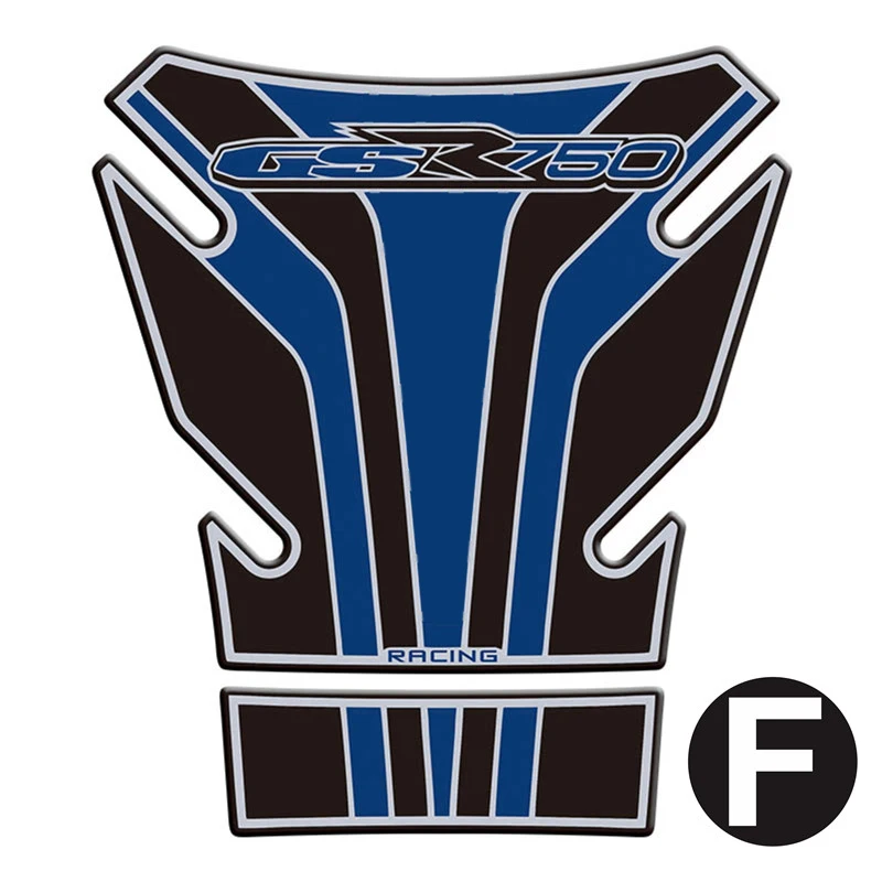 3D наклейки на бак топлива мотоцикла защитные для Suzuki GSR 750 GSR750 2011 2016 2012 2013 2014