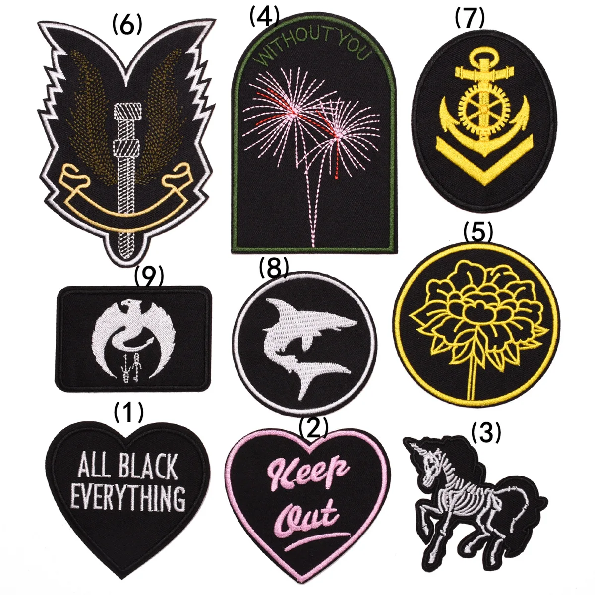 Компьютерный Утюг на заплатках bade вышивка ткань с индивидуальным алфавитом