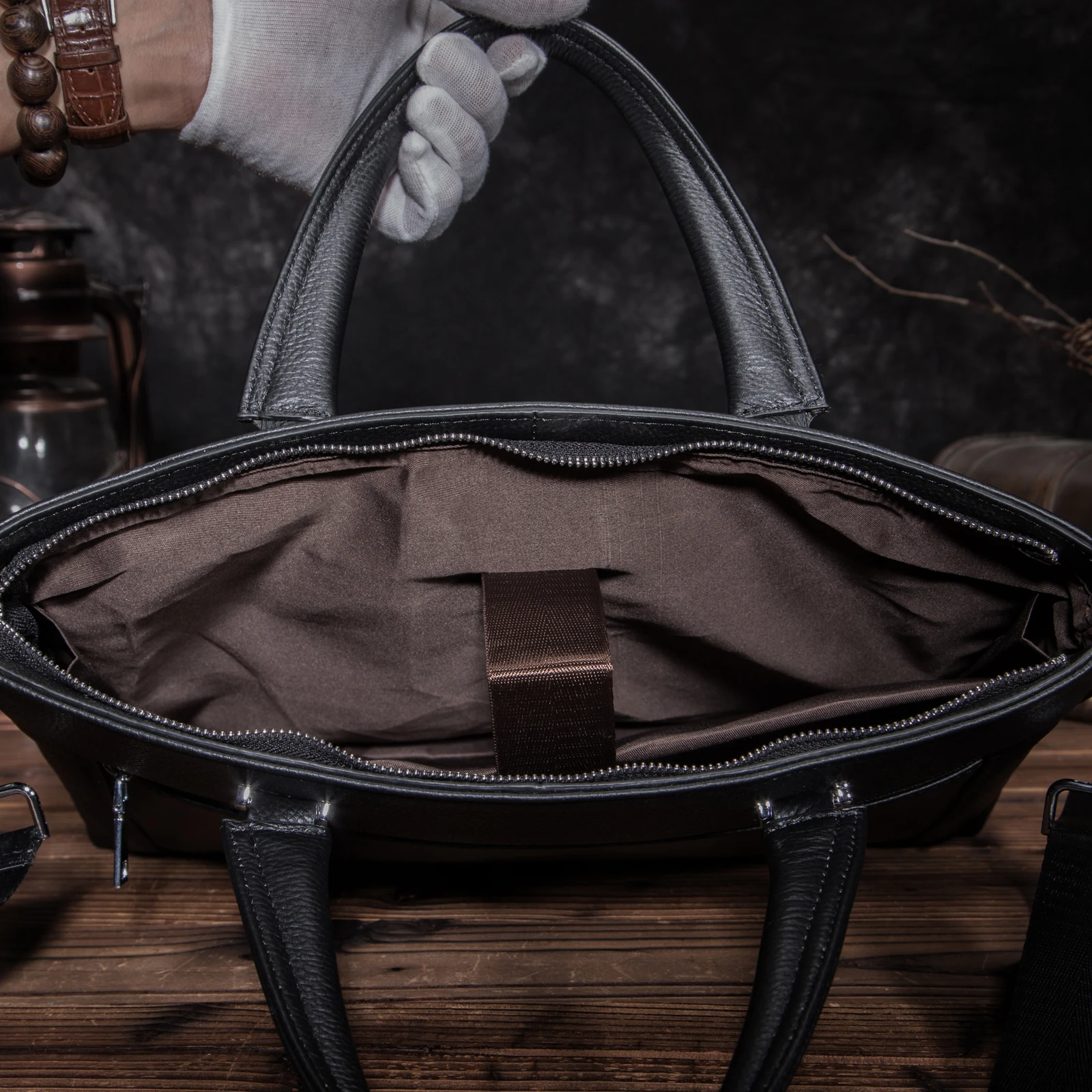 Для мужчин из натуральной кожи Роскошные офисные Maletas Бизнес Портфели 15 &quotдля