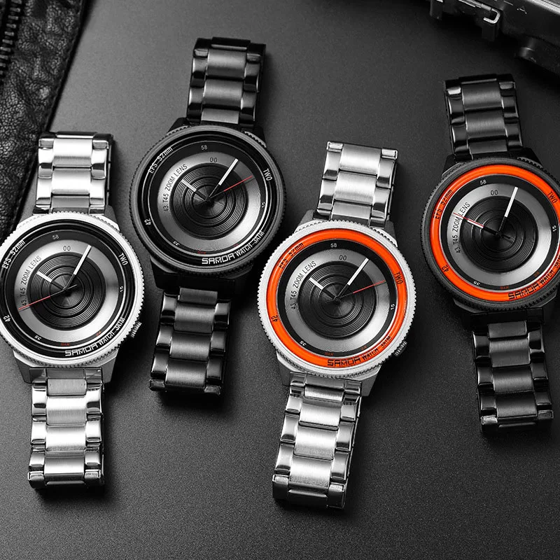 

Watches Men Creative Luxury Quartz Wristwatch Mens Business Simple Waterproof Steel Men Watch Wrist Male Clock Relogio Masculino