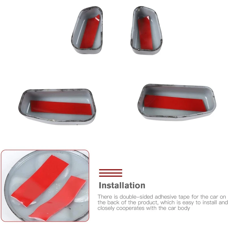 

for Jeep Grand Cherokee 2011-2020 Seat Adjustment Button Switch Cover Trim for Jeep Cherokee 2014-2020 Accessories, 6PCS