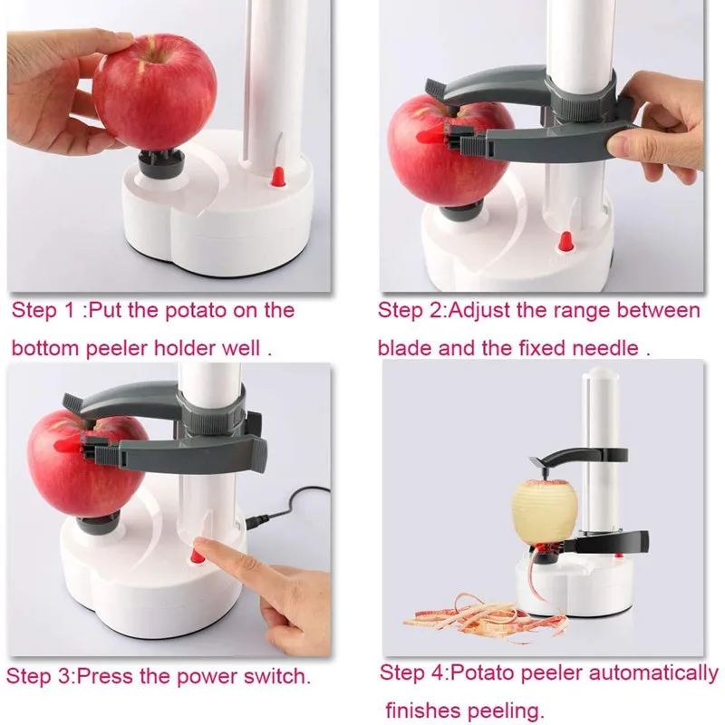 electric multifunction fruit and vegetable peeler potato peeler tools kitchen accessories automatic gadgets machine gadget free global shipping