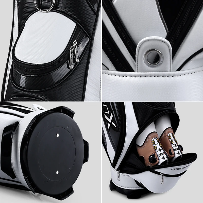 PGM Caddy Pencil Club Bag Authentic Package Standard Bag Men Sports Golf Cart Bag Professional Staff Bag Snake Lines Waterproof