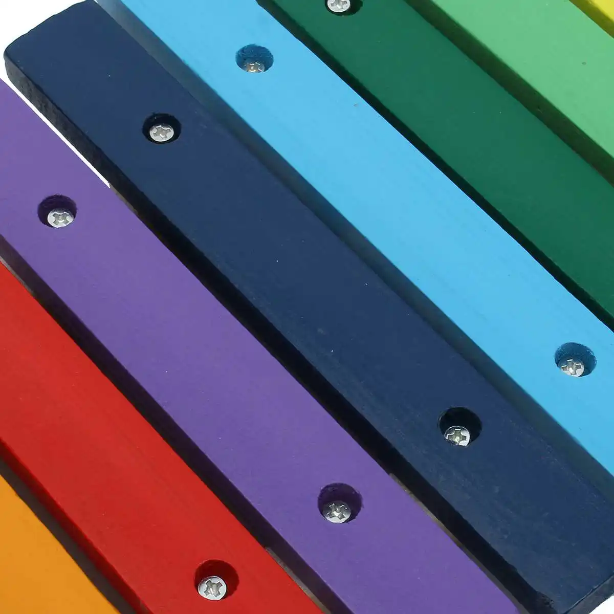 15 тон красочные Glockenspiel деревянный ксилофон и алюминиевый ударный музыкальный инструмент Развивающие игрушки для детей