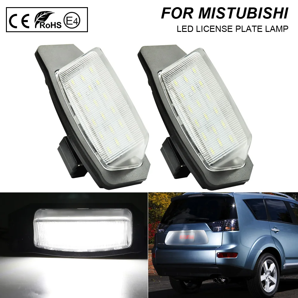 

2 шт. светильник Автомобильные светодиодные лампы для Mitsubishi Lancer Sportback Outlander II III Peugeot 4007 Citroen C-Crosser