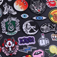 magic academy snake patch clothing thermoadhesive patches on clothes stickers iron on letters embroidered patches for clothing