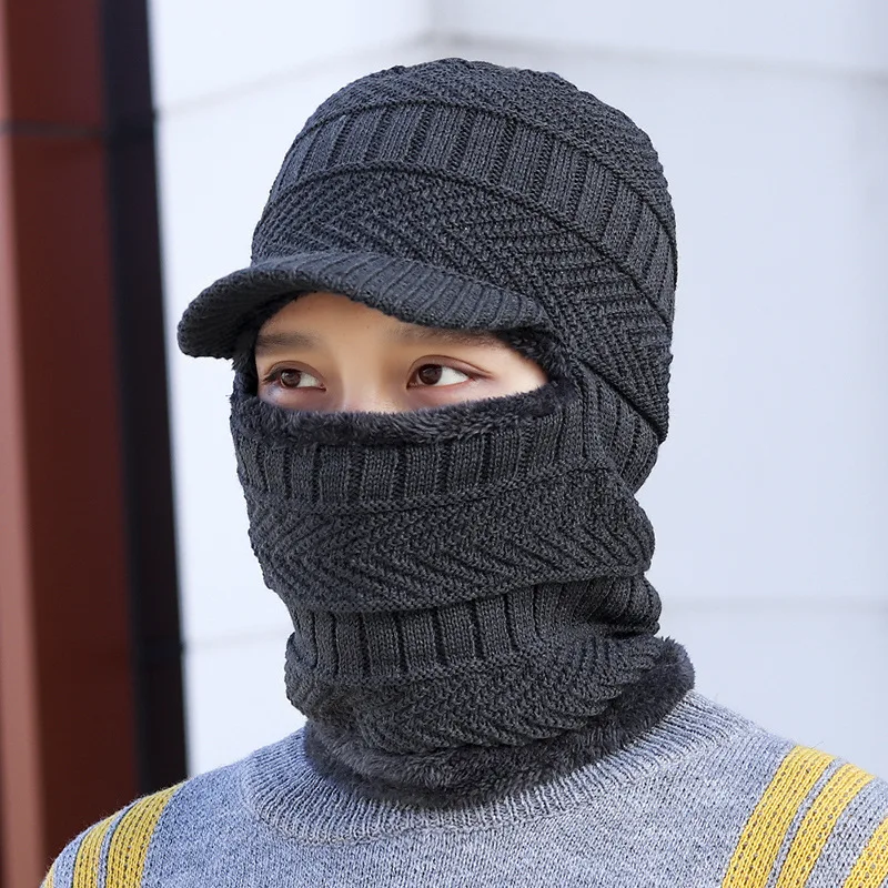 COKK Skullies Beanies, мужская вязаная шапка, мужская шапка плюс Gorras Bonnet, теплые толстые зимние головные уборы для мужчин и женщин, бини, эластичная шапка