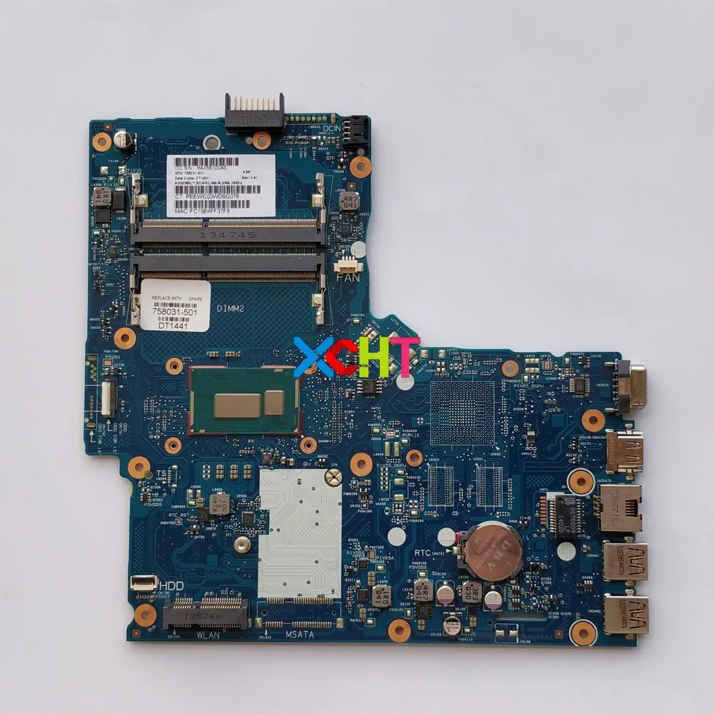 758031-501 758031-001 758031-601 UMA w 3558U CPU 6050A2608301 для HP 350 G1 G2 PC материнская плата ноутбука