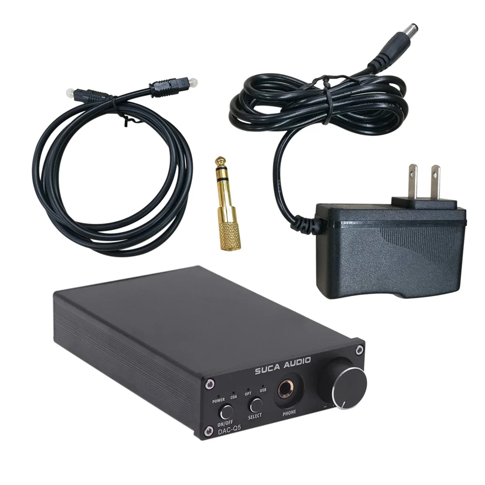 Портативный SUCA DAC-Q5 наушников цифровой аудио усилитель HiFi оптический аудио/коаксиальный/USB DAC Q5 декодер с усилителем декодер DAC