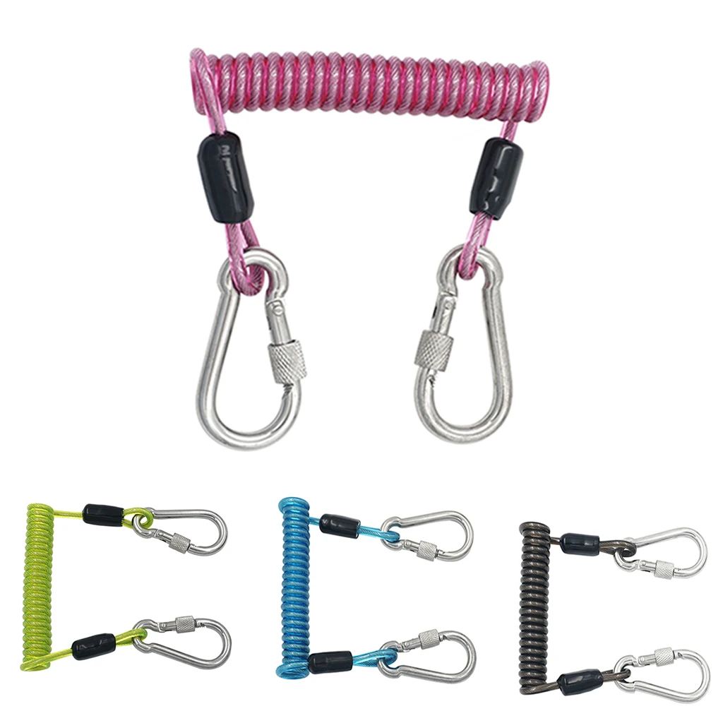 Спиральная катушка из нержавеющей стали ремешок для подводного плавания