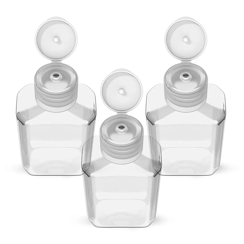 10/100 шт пустые прозрачные бутылки многоразового использования прозрачный