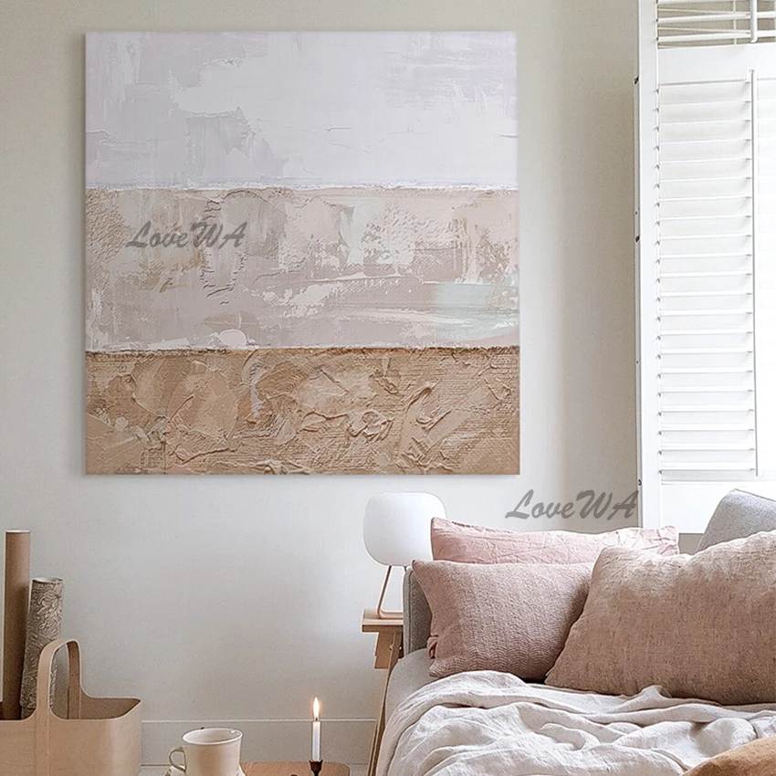 

Бесплатная доставка, новое поступление, ручная роспись, картина маслом на холсте, квадратная Современная декоративная картина для украшени...