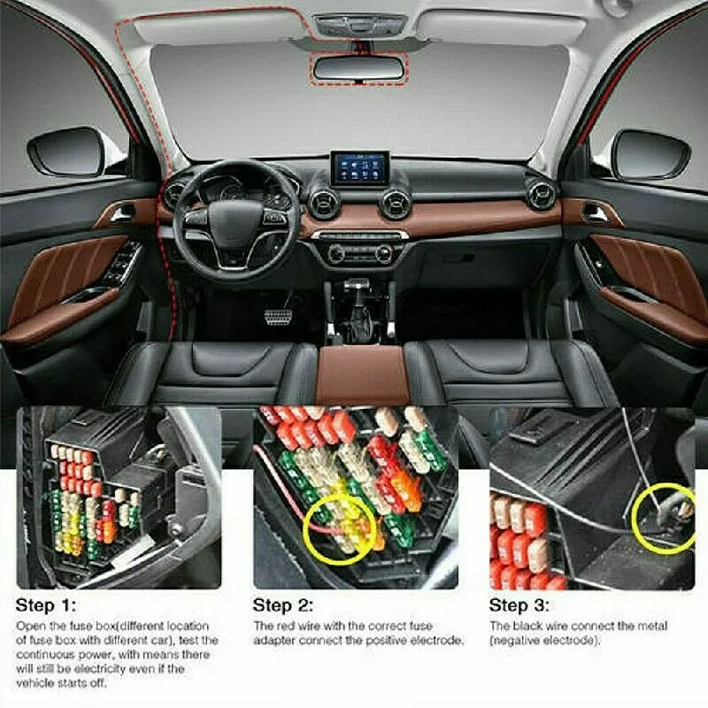 Автомобильный комплект из жесткого провода коробка для видеорегистратора GPS