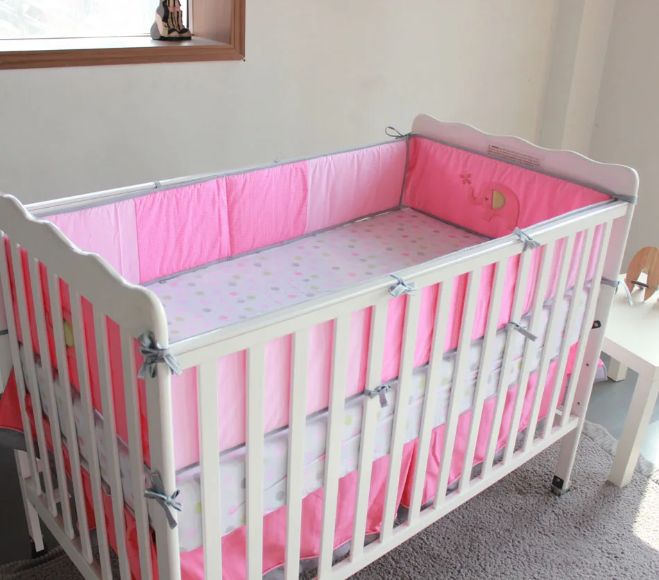 Розовый фламинго из 5-ти предметов набор постельных принадлежностей для детской