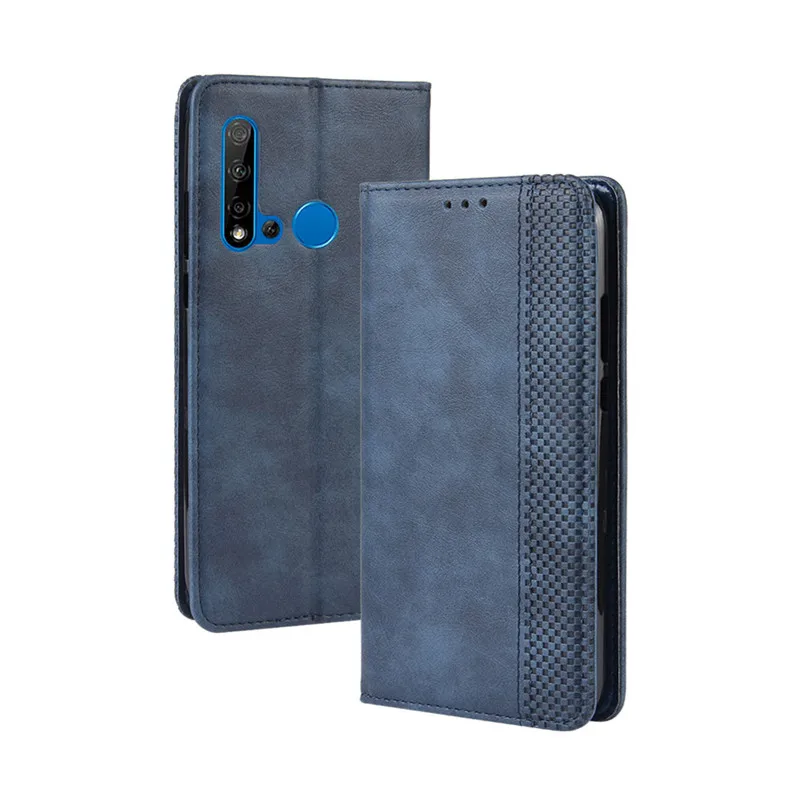 Для huawei P20 lite 2019 Роскошный кожаный флип чехол для телефона GLK LX1 LX2