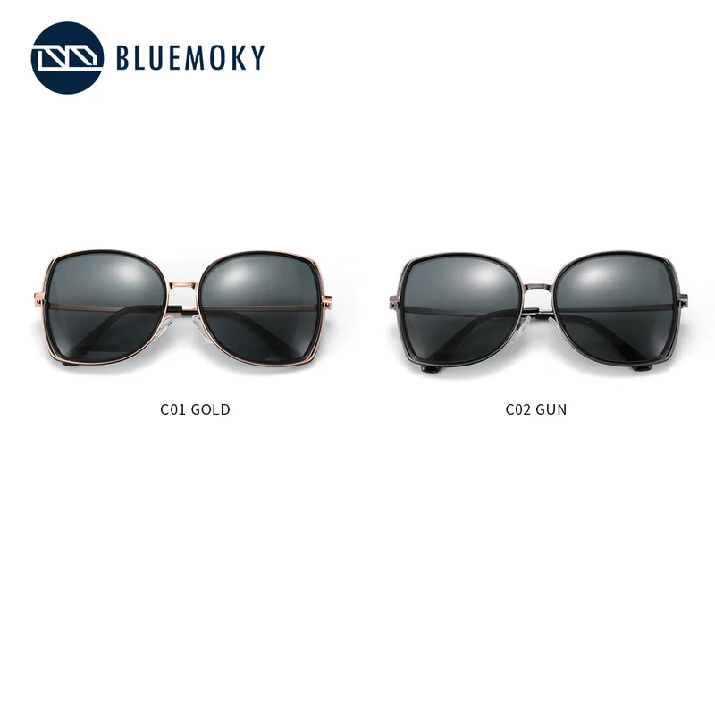 BLUEMOKY женские поляризационные солнцезащитные очки ультралегкие CR39 UV400
