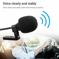 high quality 3 5mm bluetooth compatible vehicle external mic car radio stereo microphone for gps player enabled audio dvd