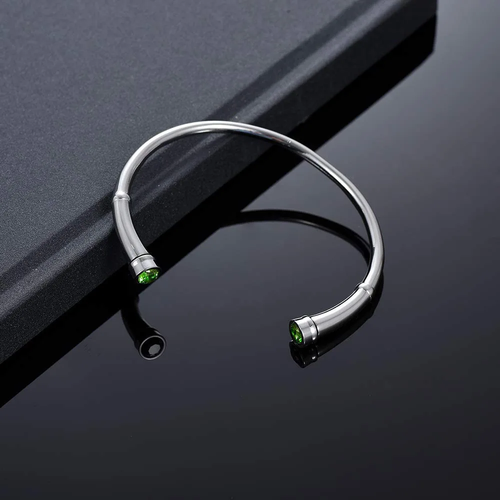 New Design Memorial Ashes Urn Bracelet for Ashes Holder Two Screws Stainless Steel Cremation Jewelry for Human/ Animal