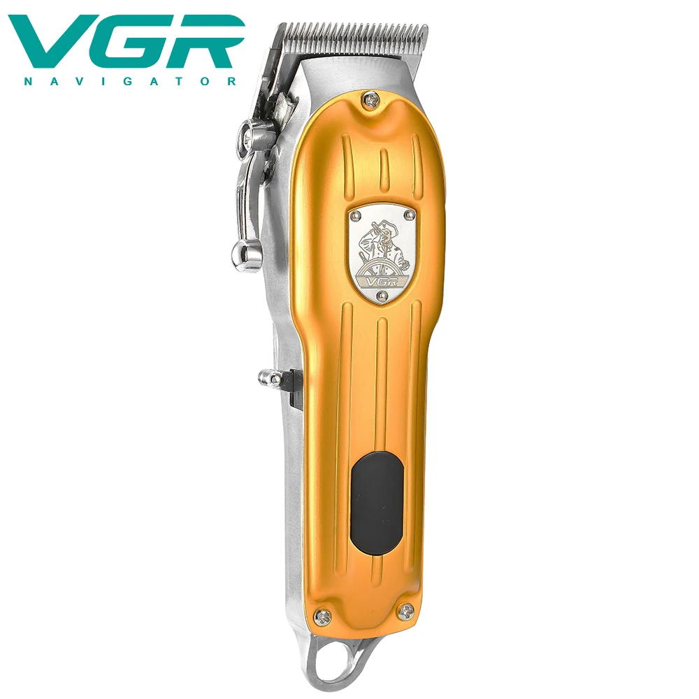VGR триммер для волос V-090 USB перезаряжаемая машинка стрижки oilhead с эффектом пуш-ап